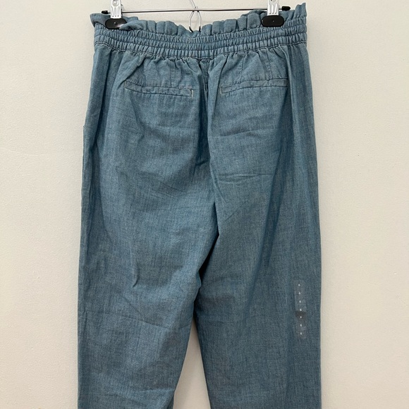 Lauren Ralph Lauren BNWT Tie Paperbag 100% Cotton Pants - Picture 3 of 6